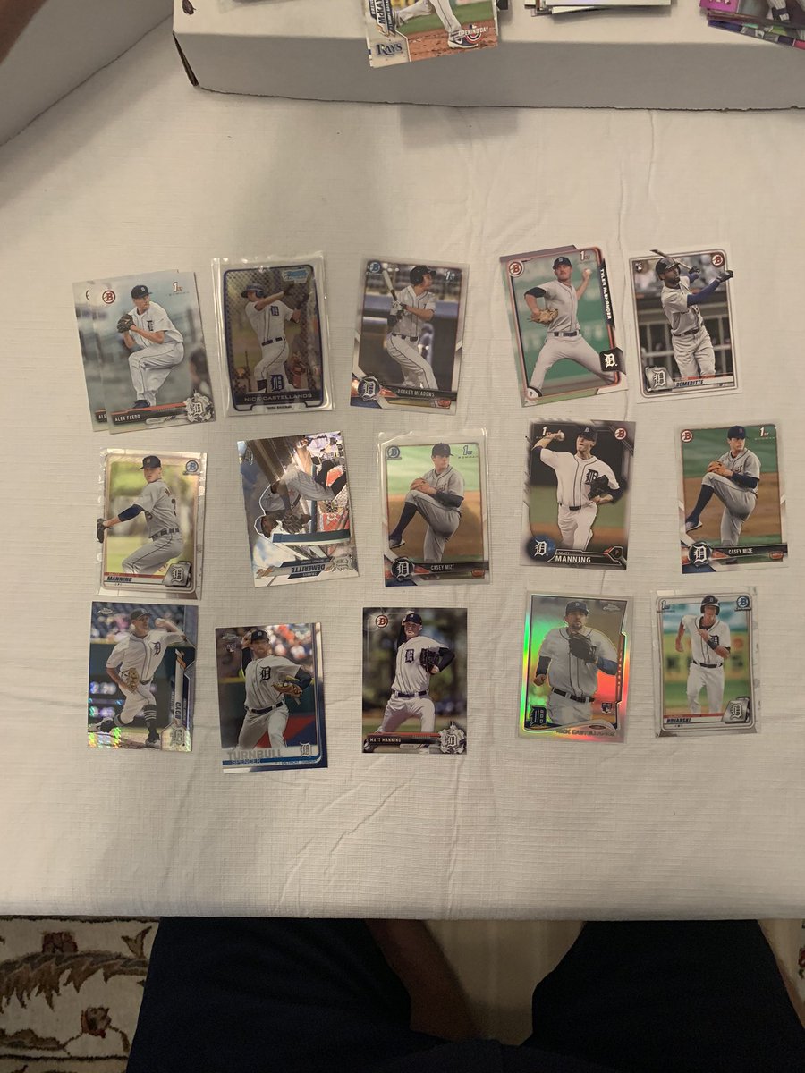 Tigers with Castellanos and Mize rookies! $10  @HobbyConnector