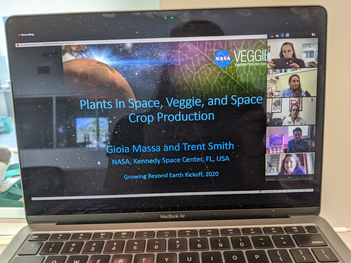 mwhite1991's tweet photo. Excited to embark with our @hightechhigh students with @NASA's @GrowBeyondEarth @FairchdChallnge! Stoked to learn from researchers @plantsinspace, Trent Smith, and all of the @NASAVeggie GBE @ISS_Research researchers! #spaceveggies #authenticresearch https://t.co/IyvQIvnnLj