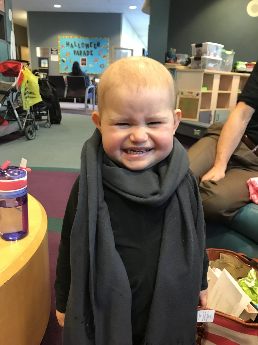 B/C we could maybe all use a little good news: TODAY Dream Kid Maya (<a href="/DreamFactoryMB/">The Dream Factory</a>) rang the bell at CancerCare MB to mark the end of her treatments, a very big deal! It's been a true gift to get to know Maya and her wonderful family - so thrilled for them today! #winnipeg 💪❤️