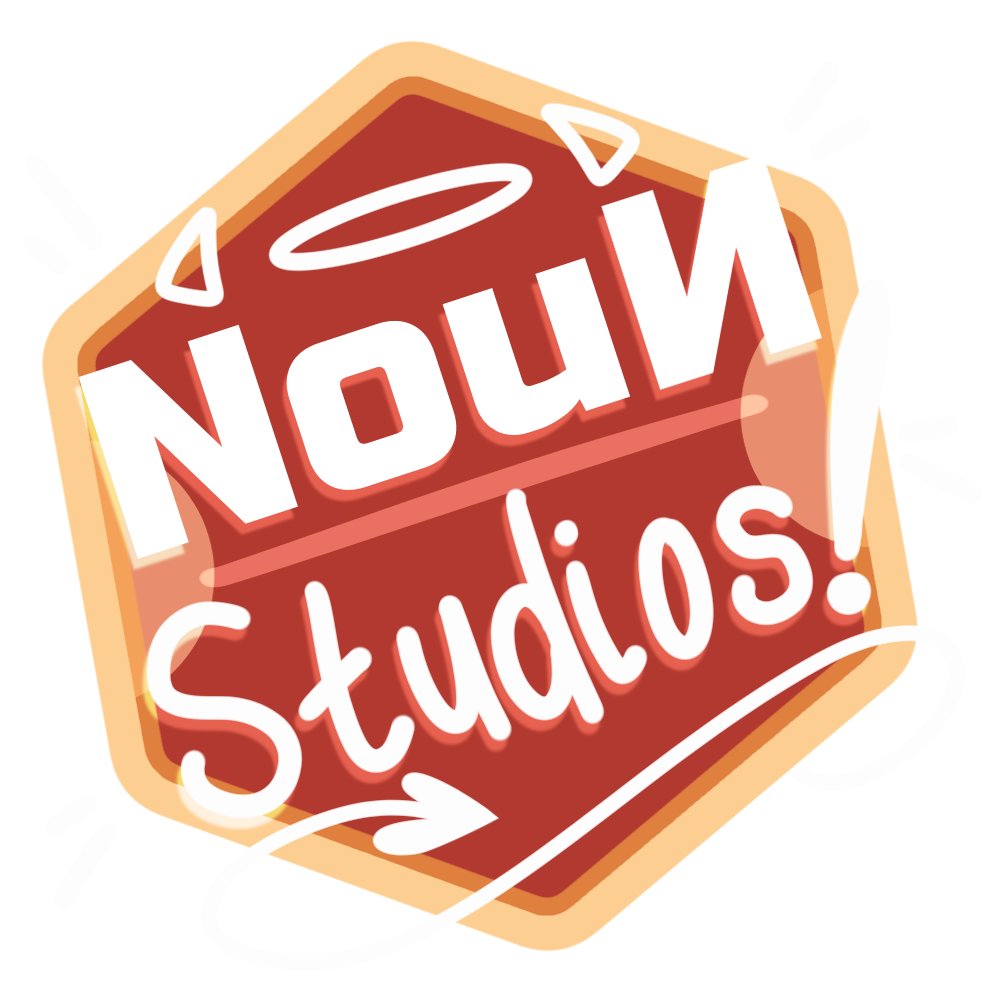 NounStudios's tweet photo. Welcome to NouN Studios! The four of us make games, we think??? Our current project is a card game called “Purgatory”, and I’ll share more with you soon!
+
#game #gamedev #gamestudio #nounstudios #purgatorygame #cardgame #logo https://t.co/dLsmlcu7sn