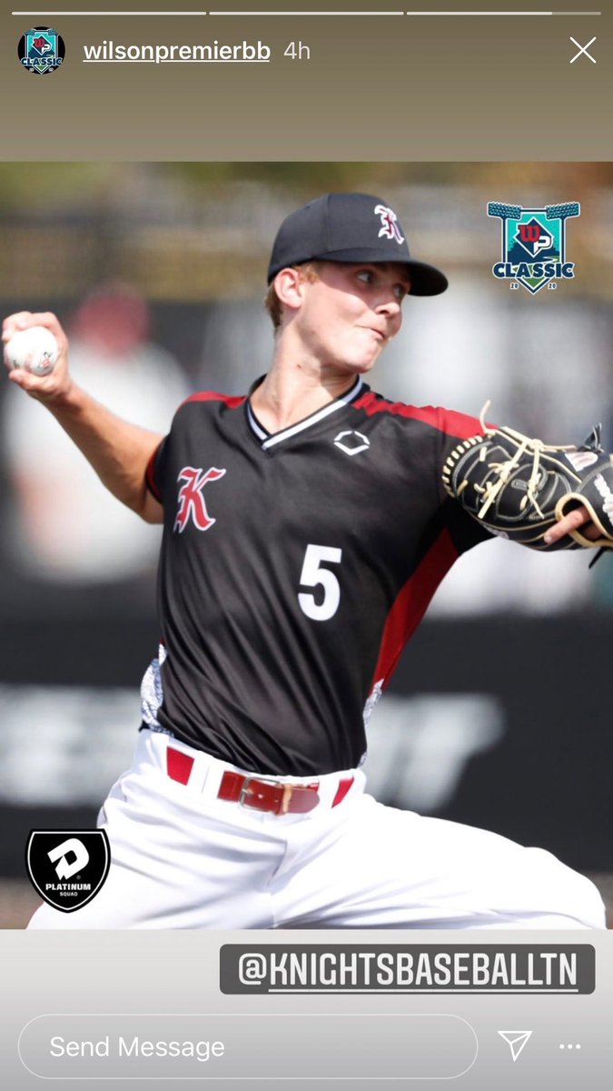 JBattle2022's tweet photo. I am excited to announce that I’ll be continuing my academic and baseball career at University of North Alabama!! Thank you to all of my coaches, family, and friends who helped me reach my goals and making my dreams a reality. @UNABaseball @knightsplatinum @KNIGHTS_BASEBTN https://t.co/yKjTJ3s12C