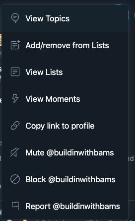 You will need to go profile by profile and add them to your new created list.In order to do so:- Go to your Twitter target accounts, click on the 3 dots and choose "Add/remove from List"- Make sure that your list is PRIVATE (or the added accounts will be notified).[6/10]