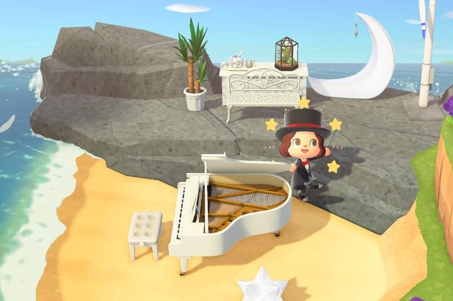 Lorena58462420's tweet photo. Bien pueda siga, acomodese que voy a dar un concierto en piano !#acnh #animalcrossing #AnimalCrossingNewHorizons #ACNHDesign #acnhpaths #acnhgames https://t.co/ey1FQwczLx