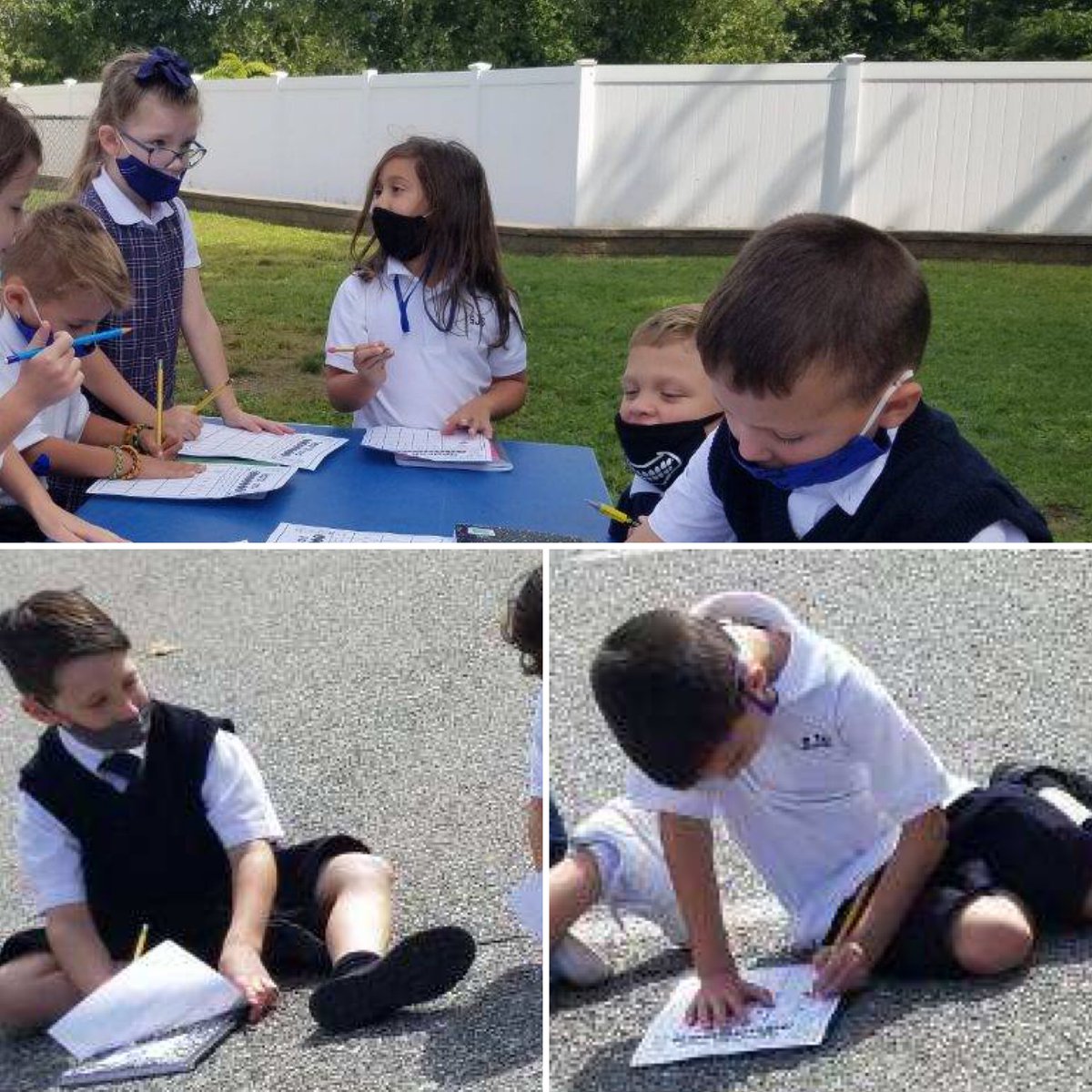 stjamescarmel's tweet photo. Mrs. Vitrone's 1st grade getting fresh air while taking a Science walk looking for living and non-living things. #freshair #sciencewalk @mauracr87811579 @fathertonym @DVitrone @MichaelDeegan10 @Mary_JaneRS @ArchNY_Schools
 @NY_Arch https://t.co/BF1M5mVACj