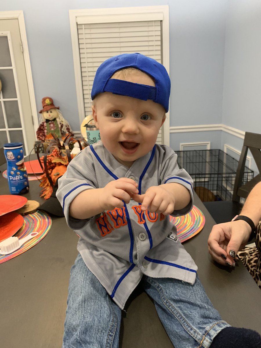 jbein60's tweet image. Cayson got a @Pete_Alonso20 jersey for his first @Mets jersey! This is his first birthday!!! @MLB #mlbbaseball #futurenymet #20 #dadwantsmetobeacatcher
