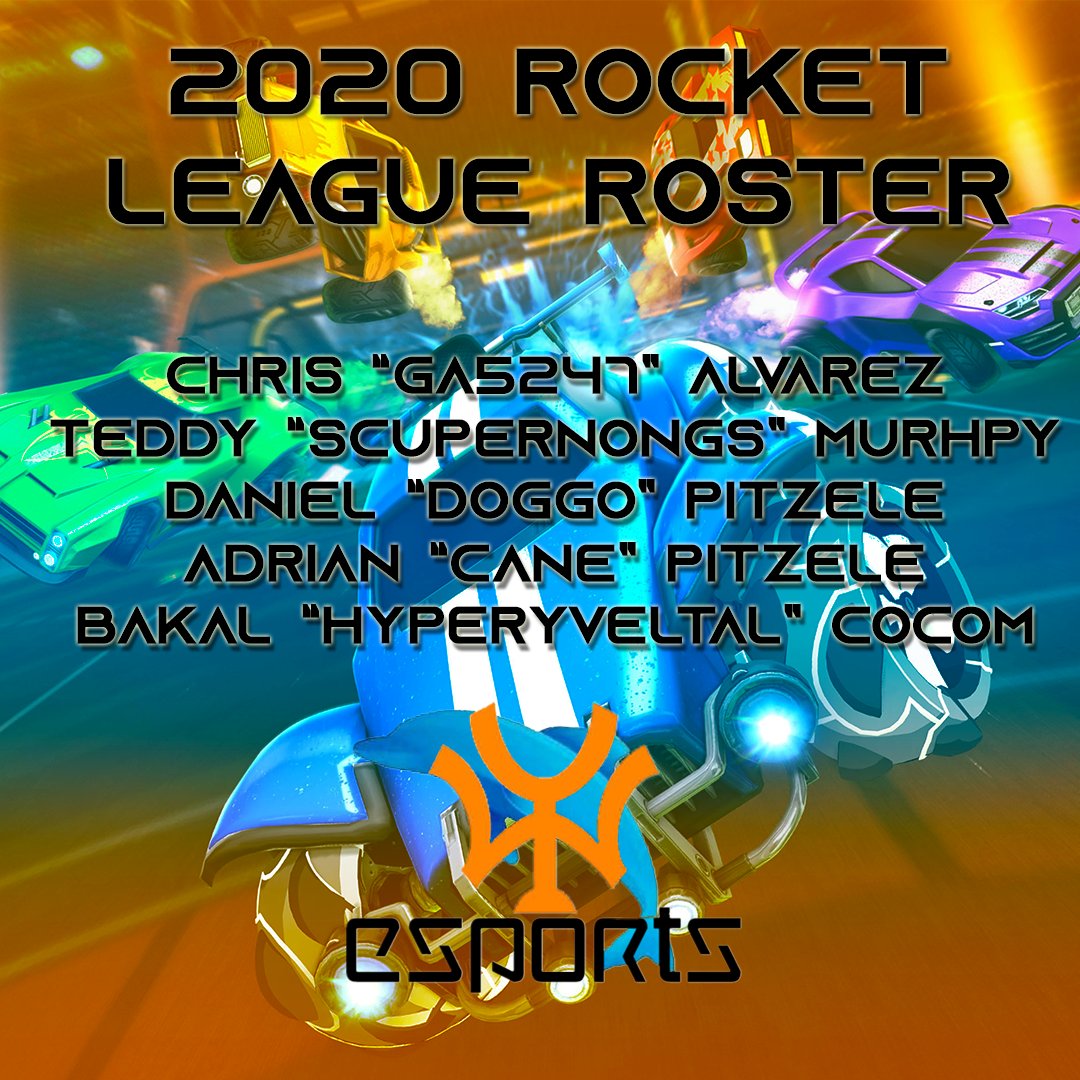 Your 2020 Whitney Young Rocket League roster