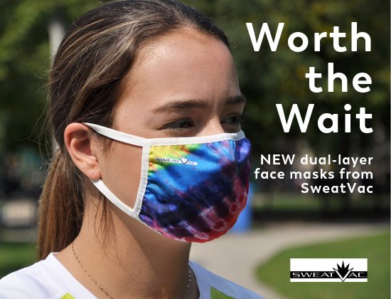 NEW SweatVac Face Masks are now in stock!