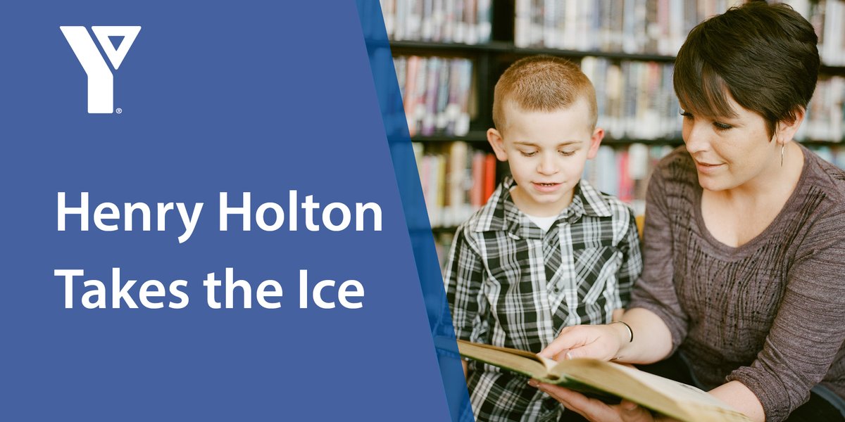 1/5 Today's #YMCAChildCare activity is this online story time with Ray Ramano! Join him for the story 'Henry Holton Takes the Ice' by Sandra Bradley. This uplifting story is about a family that comes together to support their son Henry in taking a risk and trying something new.