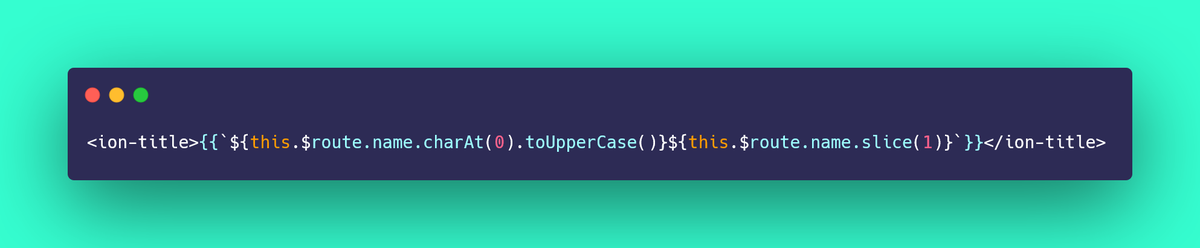 NateCodes's tweet photo. When you reeeeeeaaaaaaaally want your @Ionicframework @vuejs app header bar to update when you click on new pages but have no idea how so you close your eyes cross your heart and make a mess 👀

Totally worked. Happy to clean this up if anyone has any better suggestions though! https://t.co/919y6oY3J4