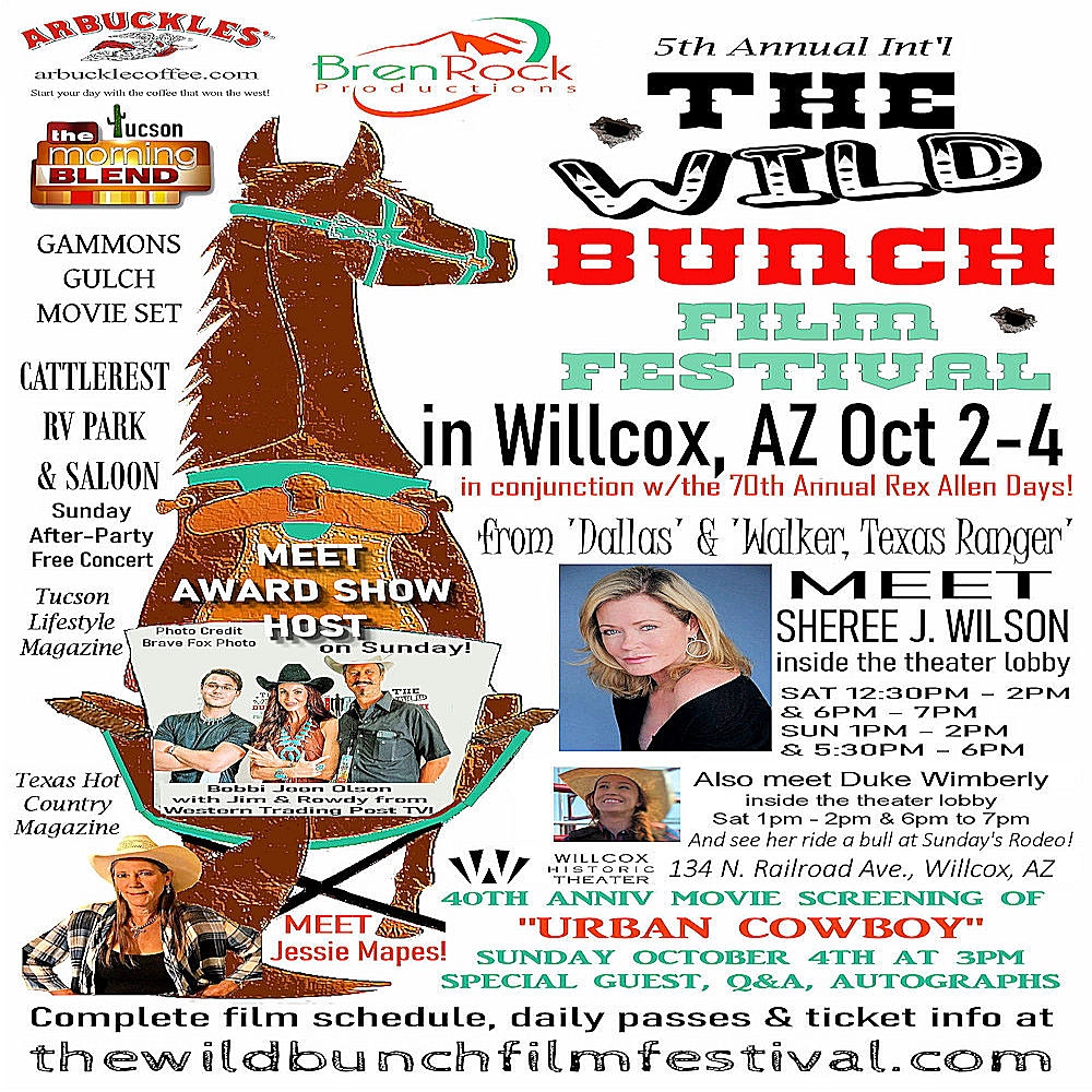 TWBFF 2020 PDF Guide is uploaded at thewildbunchfilmfestival.com
#filmfest #filmfestival #filmfestivals #arizona #tucson #phoenix #az #event #rodeo #twbff #rexallendays #familyfun #sharethefun #wildwest #october #willcox #getticketsnow