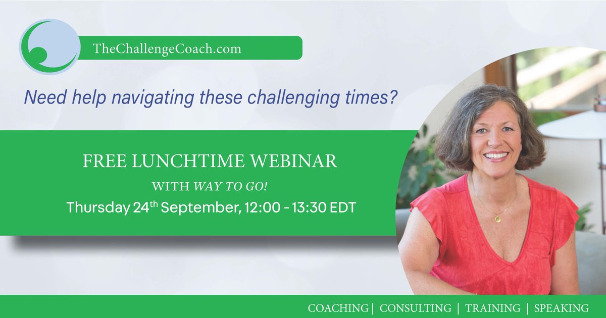 PascaleBrady's tweet photo. Give yourself the gift of selfcare! Join me, Pascale, and Cynthia Way from Way to Go! for this FREE LUNCHTIME WEBINAR where you will learn the WHAT, WHY, HOW of resilience to support and encourage yourself, as well as others. Sign up for free: https://t.co/JJrsKgnWNV https://t.co/2b4IGQSYHK