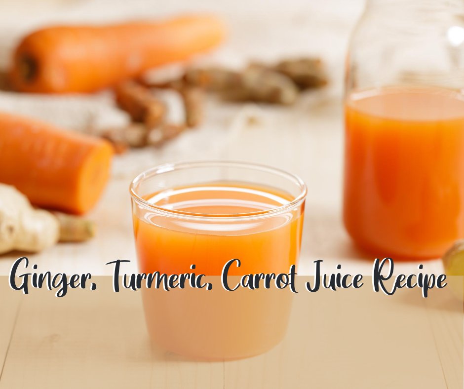 Ginger, Turmeric, Carrot Juice Recipe #GingerTurmericCarrotJuiceRecipe RT bit.ly/3kpMkw0