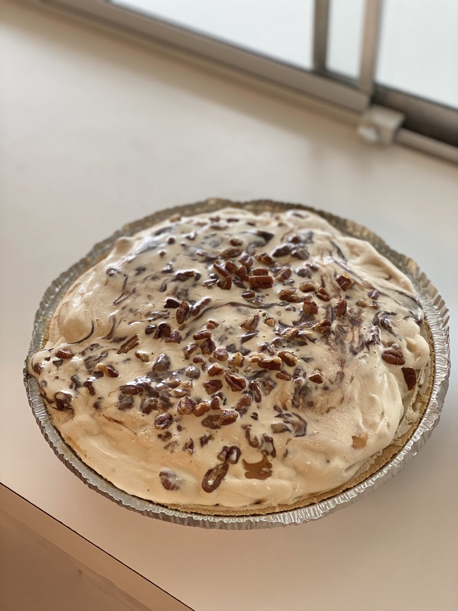 We have two pies up for grabs!! Chocolate covered strawberry &amp; turtle. Message or comment to claim it!! Only $15! We also have extra pie crusts if anyone has requests! 🥧🍦