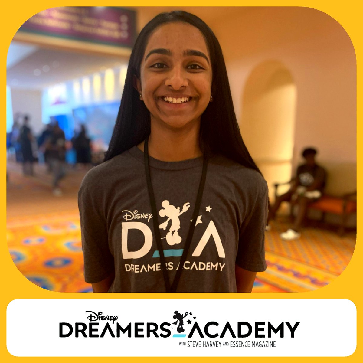 joinnest4's tweet photo. Congrats to our co-founder, Esha Venkat, for being selected as a winner of the 2020 Class of @dreamersacademy with @IAmSteveHarvey @Essence! We're super excited for the FIRST #DDA Virtual Program Series, kick-starting this Saturday!🤩 #NEST4US #DDA100 #DDADisney #DifferenceMakers https://t.co/ytFJf5a6ma