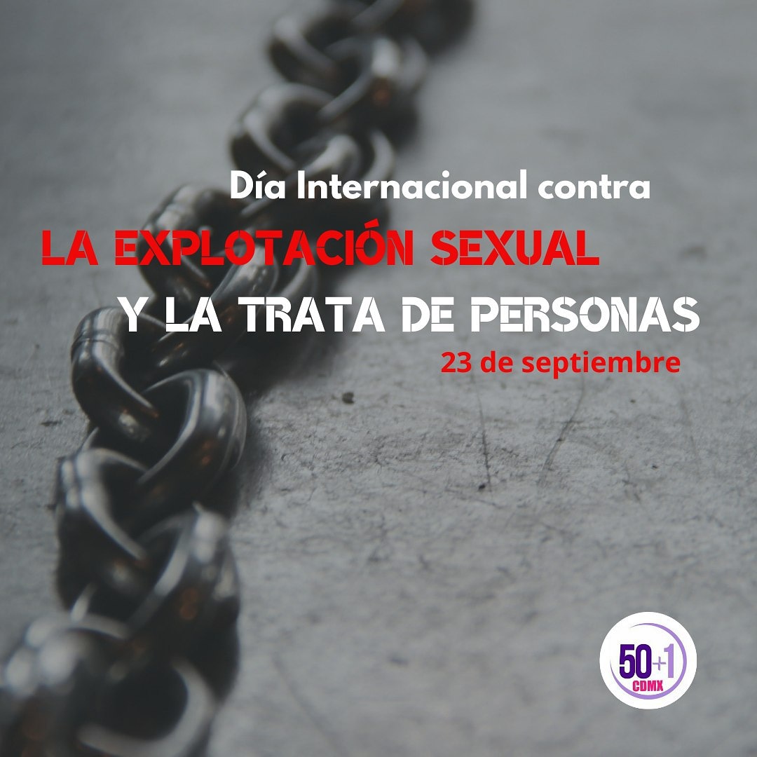 50mas1CDMX's tweet photo. La explotación sexual y la trata afecta sobre todo a mujeres y niñas que son utilizadas como mercancías para el consumo, negándoles sus #DDHH, como la libertad, la seguridad y el derecho a vivir sin violencia.

#DíaInternacionalContraLaExplotaciónSexualYLaTrataDePersonas https://t.co/q7uvxPgwVK