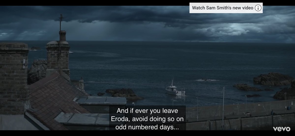 another case of harry’s mind>> in adore you the narrator says to never leave eroda on odd number days. in the golden mv harry is in a boat, maybe driving away from eroda. the golden mv is rumoured to come out on oct 20th, which is not an odd number day, that’s why he can leave.