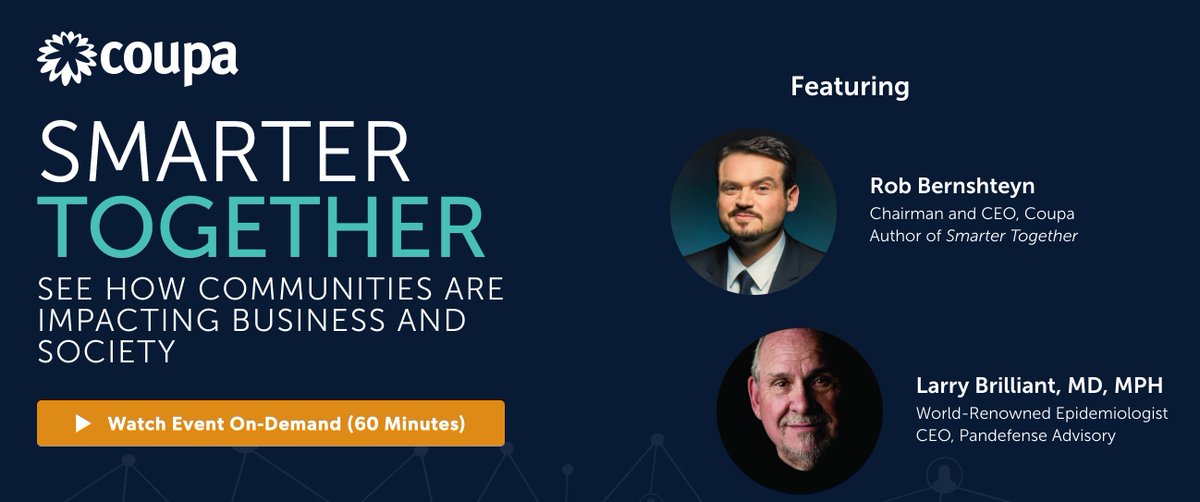 PallaviMathane's tweet photo. Communities Are Spending #SmarterTogether. Discover How Community Intelligence is Shaping the Future of Business and Society. https://t.co/5eRBKzu0S2 #bsm @larrybrilliant @rbernshteyn https://t.co/V6XUM74coR