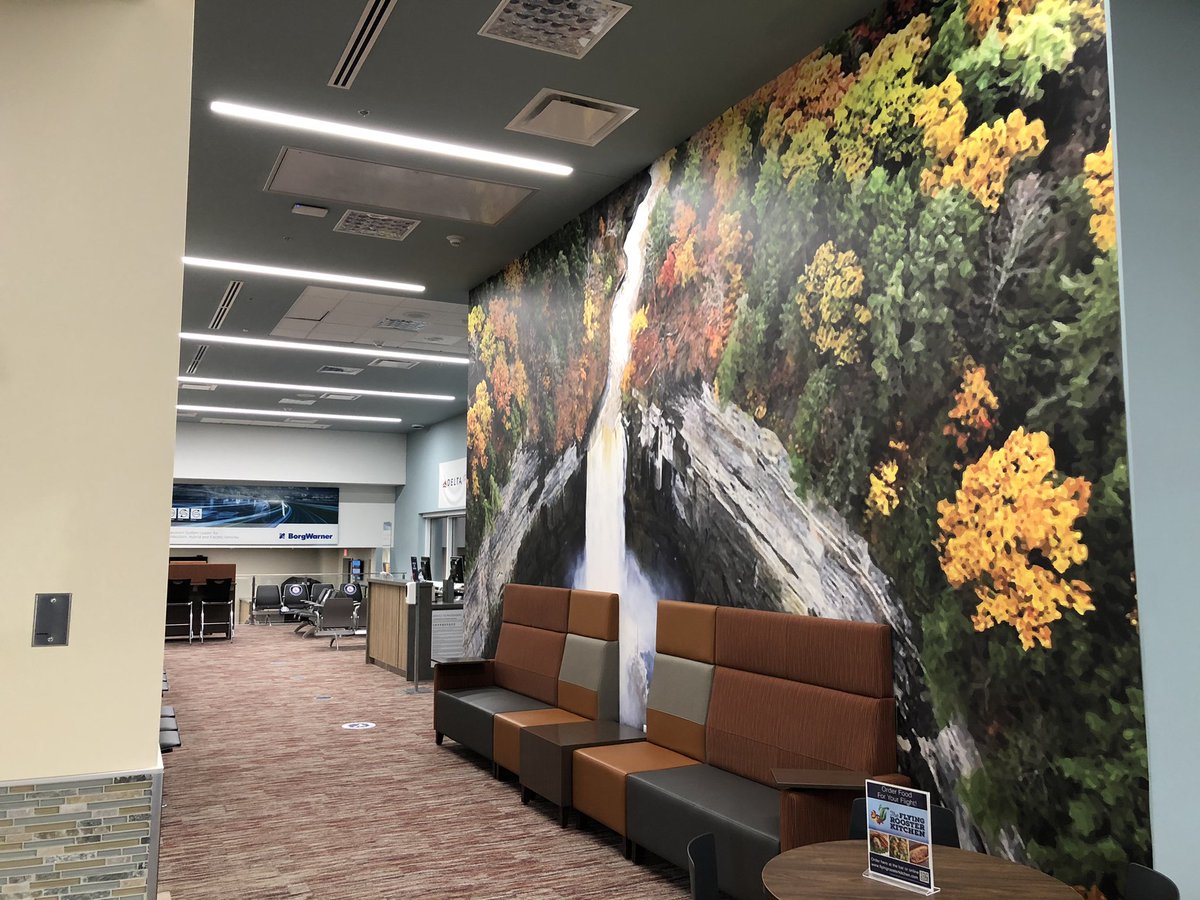eldon90's tweet image. Got the unique opportunity to take a private tour of the new $35M expansion to the Ithaca Tompkins Regional Airport (ITH) last night. What a transformation! #EAA #VisitIthaca