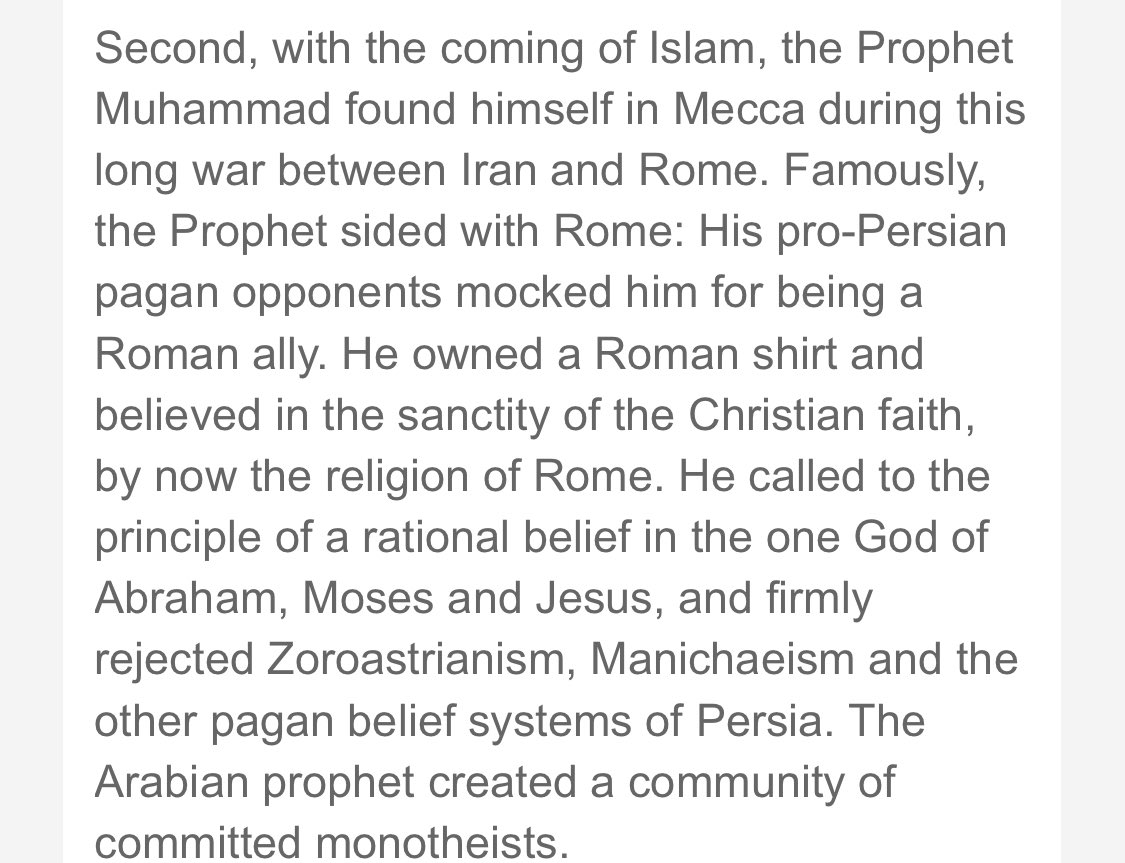 8/mistake 5: Neither Zoroastrianism nor Manchaneism were pagan religiosities. Medieval Muslims considered them People of the Book. The Quran 22.17 lists them among Jews and Christians, “those who believe”.