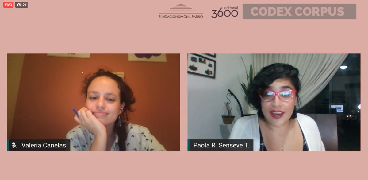 verokamchatka's tweet photo. Viendo la presentación de #CodexCorpus de @psenseve , acá: https://t.co/bkyf0EtNJg https://t.co/z5EVB1yCgg