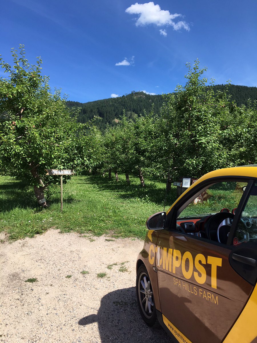 Picking fruit? Those culls and rotten ones and pits and “whatnot” are obviously compostable. 😀 need a bin for regular pickup? We’re here for ya!