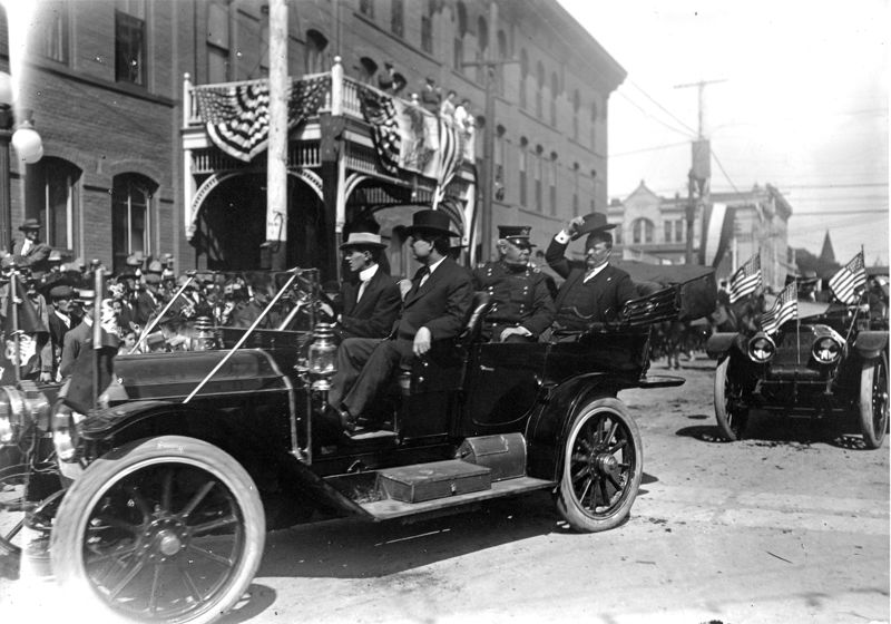 Teddy Roosevelt called "the Bully Pulpit" one of the most powerful powers of the Presidency. These days, it's probably all the nuclear bombs. But that Pulpit is still way, way up high. Words fall fast and hard from that height. 17/BTW, here's TR in a car not wearing a seatbelt: