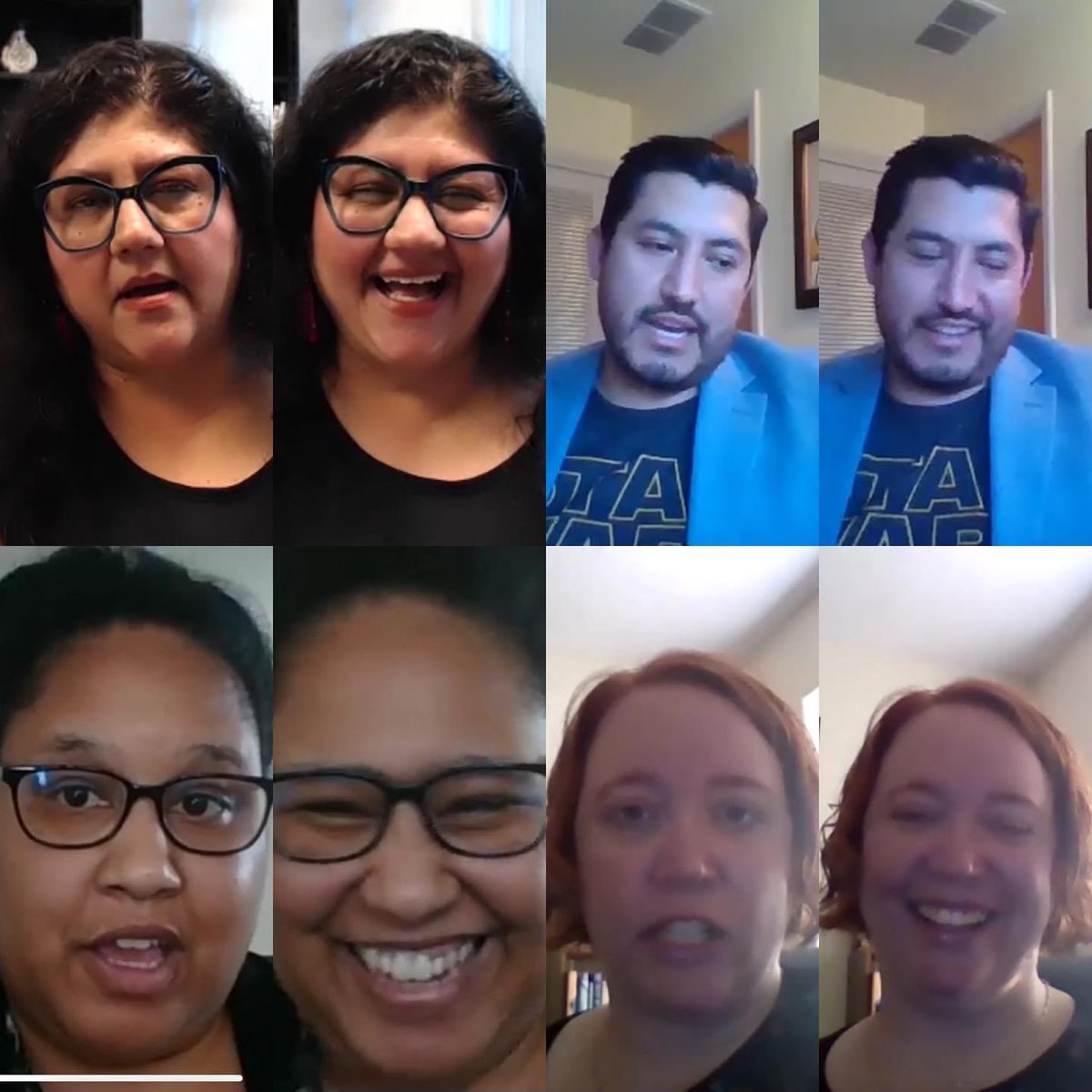 ChandraPhDiaz's tweet photo. A middle school educator, middle school principal, and two professors had a blast recording “Proactive Approaches to Addressing the Social Realities &amp; Impacts On Adolescents” for the @NMLEA_MS Virtual Conference 2020. *Our hearts were heavy today #SayHerNameBreonnaTaylor https://t.co/mINwUhrBAG