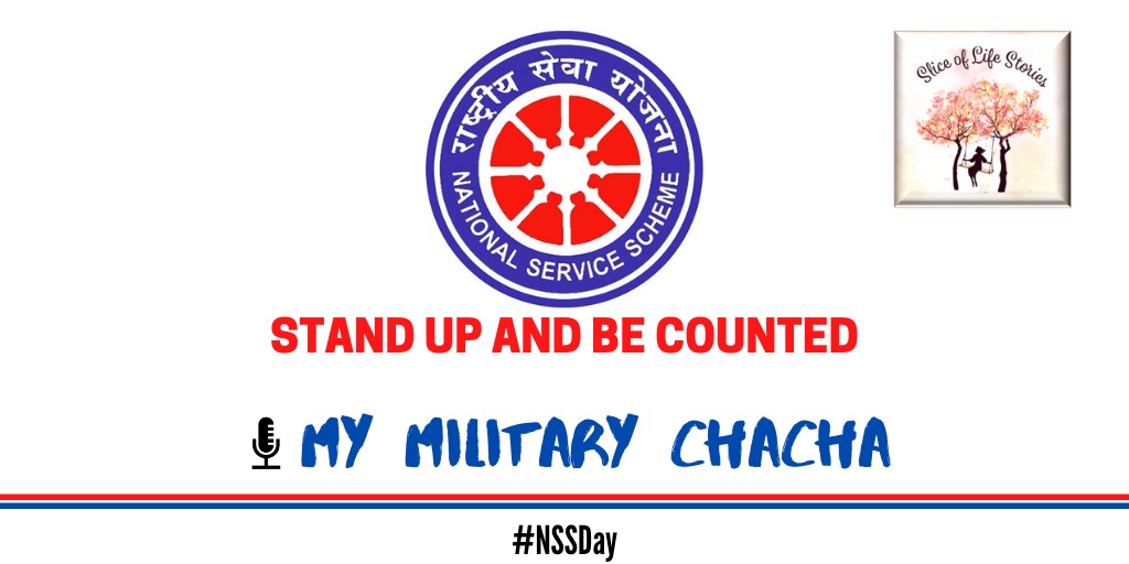 #NationalServiceSchemeDay with 🎙My Military Chacha

▶ youtube.com/watch?v=PL3Q9J…

#NSSday #Service #Scheme #India #Storytelling #Storytellingtime #Stories #Lifestories #Shadesoflife #SliceOfLife #Podcasting #Podcast #Storytime #Story #NationalServiceScheme #Military #NSS #Camp.