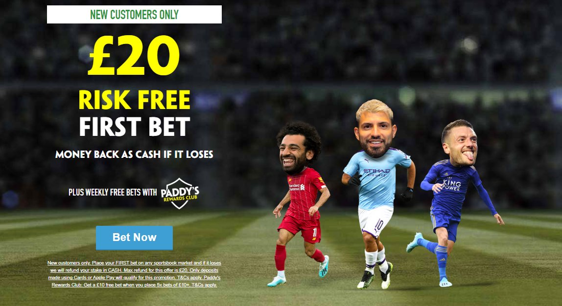 Paddy Power the most distinctive consumer brands in Europe
New Customers Only
Place your FIRST bet on any Sportsbook market & if it loses Get a refund in CASH. Max £20
£20 Risk-FREE Bet Paid Back In Cash If u Lose
https://t.co/Dzr1qIQog7
18+ T&Cs Apply #PremierLeague #Bet▫️0 https://t.co/LnWbmqd7Cr