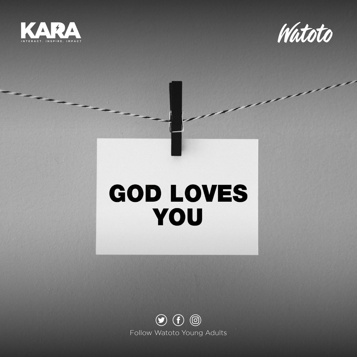 watotoHM's tweet photo. Never forget that God loves you
#morningcoffee #wednesdayscripture #wednesdaymotivation https://t.co/VaKPgFeLQn