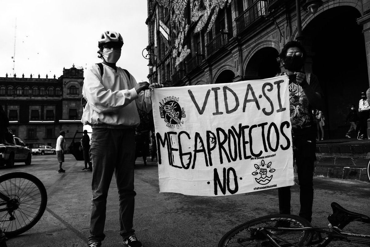 RodadasA's tweet photo. 18 de septiembre
¡V Rodada Axolotl!
@Claudiashein
 no pararemos hasta detener la obra ecocida de Cuemanco. 
#YoPrefieroElHumedal 
#YoProtejoElHumedal 
#HumedalesSíPuentesNo 
#NoAlPuenteVehicular https://t.co/xdU9uCMKjP
