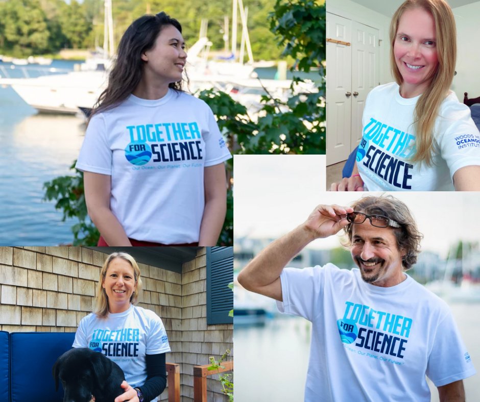 WHOI's tweet image. Thank you for joining Ocean Encounters and for supporting #TogetherForScience. If you would like to receive a FREE Together For Science t-shirt, consider a gift of $55 or more. Now more than ever we need science to guide our future. 

Learn more: go.whoi.edu/together