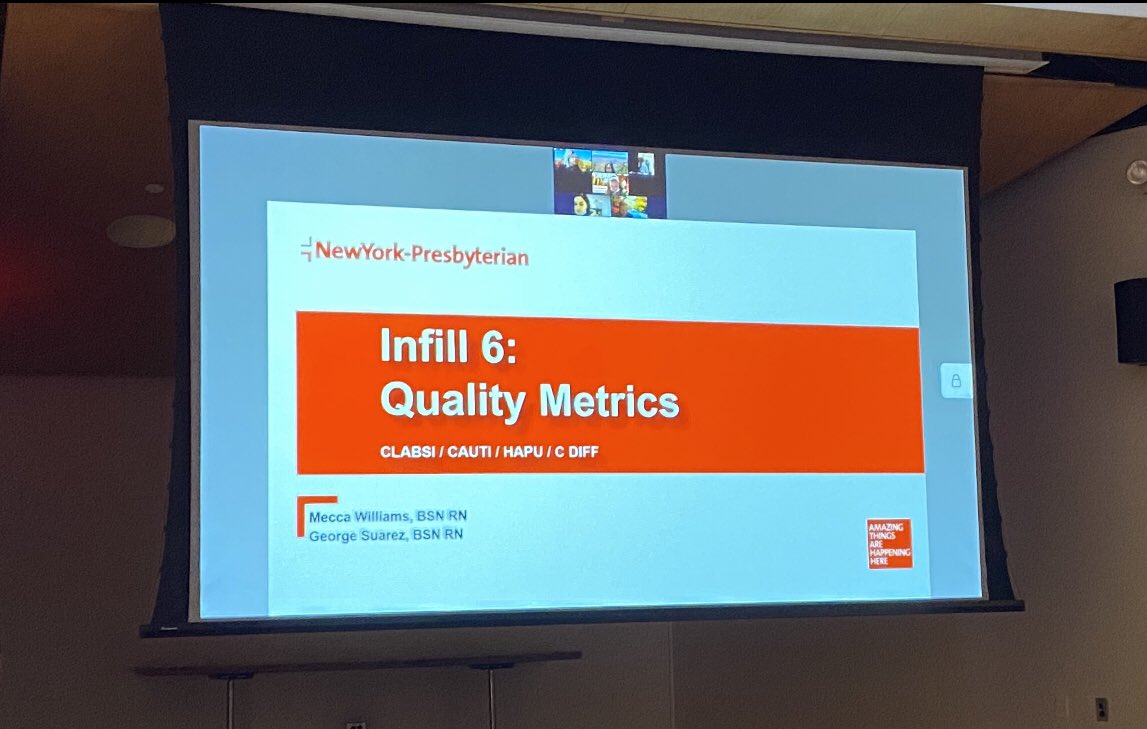 NypbmhI's tweet photo. Congrats to @GeorgeS05759288 &amp; @MeccaWilliams5 for their wonderful “Infill 6: Quality Metrics” presentation highlighting outcomes in Med-Surg oncology! Great job guys! As George says, “Teamwork makes the dream work”. https://t.co/gobHPpbWzv