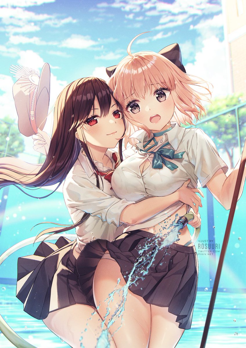 織田信長(Fate) ,織田信長 ,沖田総司 ,桜セイバー 「NobuxOkita #FGO 」|🇷 🇴 🇸 🇺 🐰 Rosuuriのイラスト
