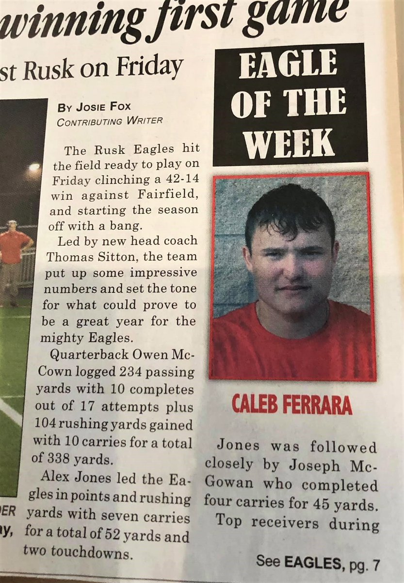 C/O 22 LB Eagle of the Week