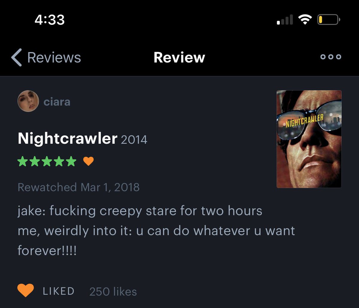 letterboxd reviews tweet media