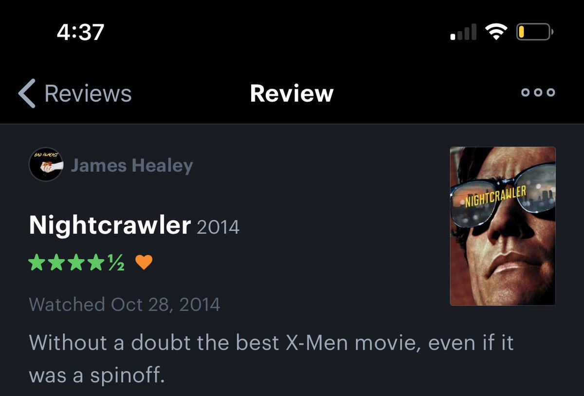 letterboxd reviews tweet media