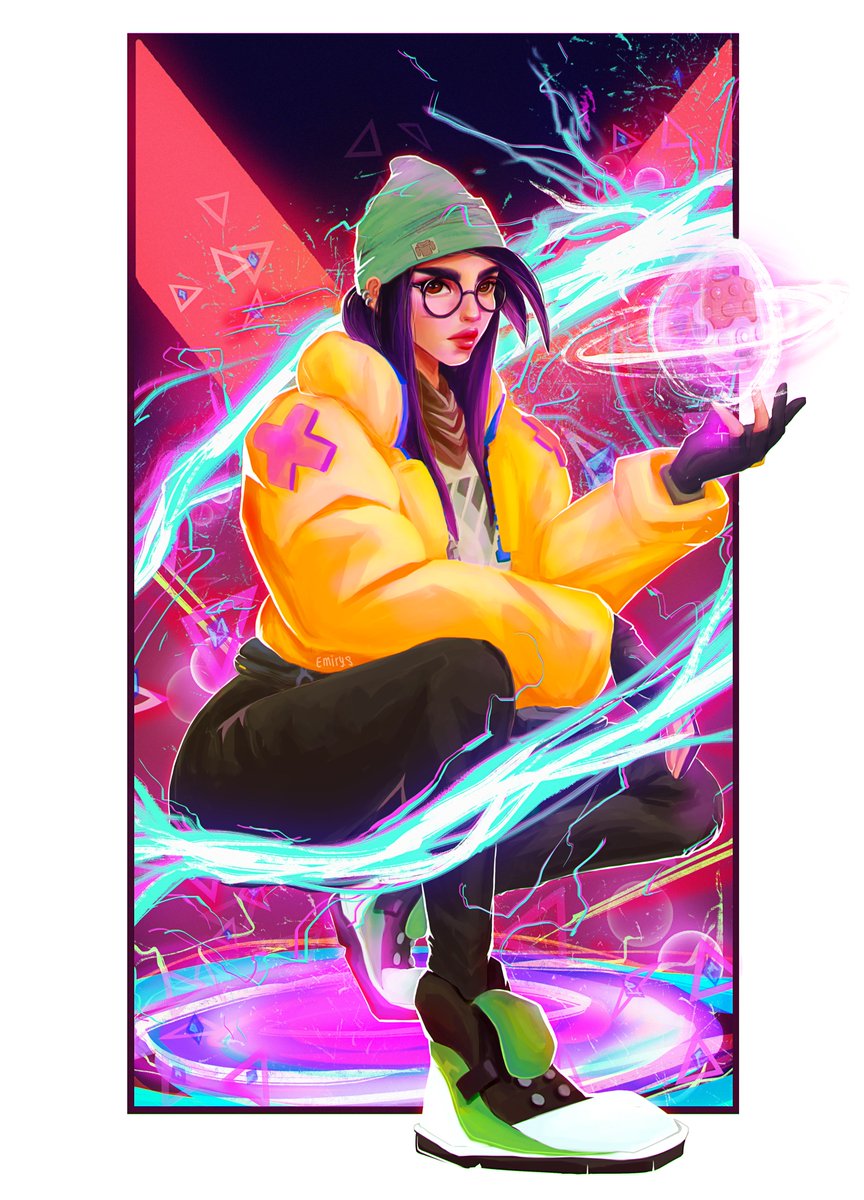 itsjustemiry's tweet image. I think I'm going to make my twitter an art account so here is my fanart of my favorite #killjoy  :) #VALORANT #ValorantArt #VALORANTfanart #art
