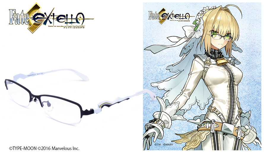 新品未使用 Fate/EXTELLA ネロ 眼鏡 エクステラ メタリックレッド