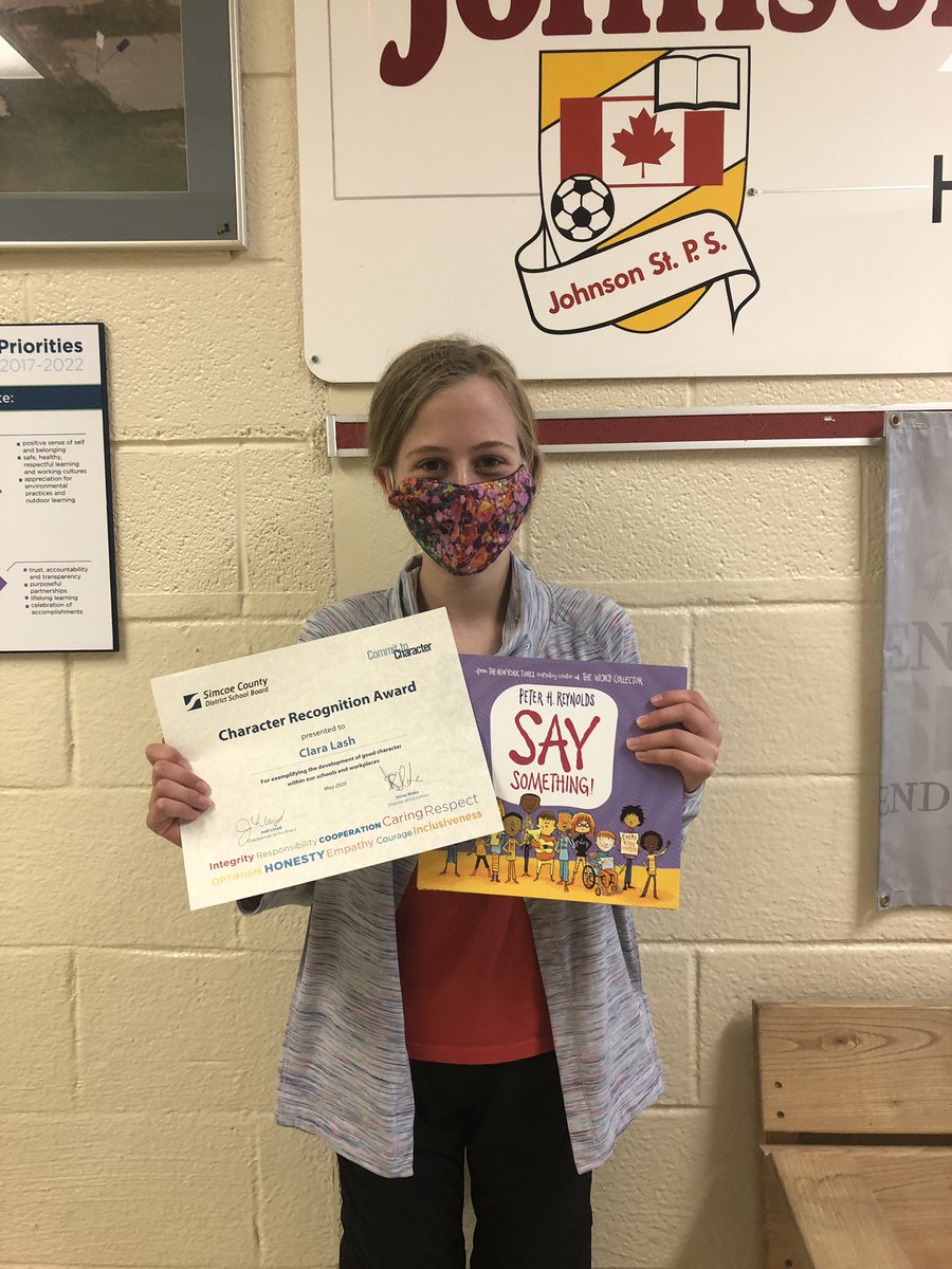 JSPSJets's tweet photo. Congratulations to Clara Lash, who was recognized today with a SCDSB award for her outstanding character!! We are so proud of this JSPS Jet!! https://t.co/4WE1MF4Jms