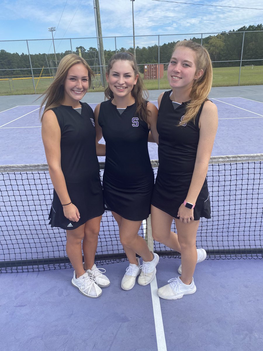 girlsSHStennis's tweet photo. Tonight, we honored our seniors: Karra, Gracie, and Carter 💜 https://t.co/Zkj24kyCNr