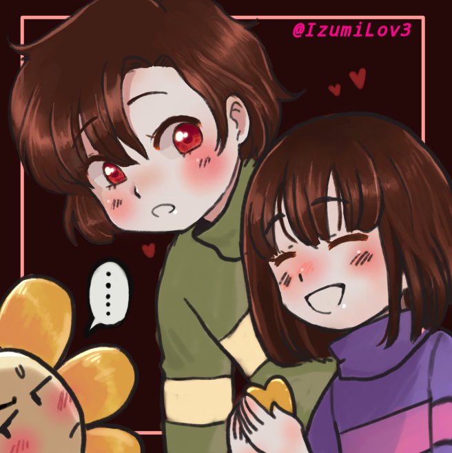 Izumi Lov3 Fandom Draw Undertale Undertale Frisk Chara