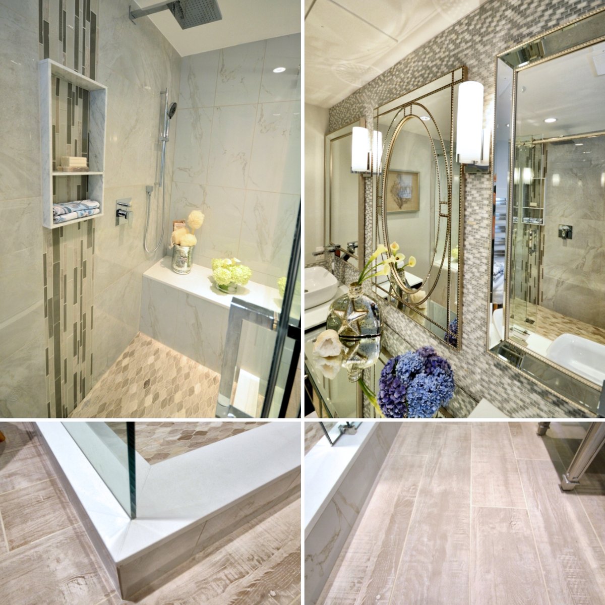 Dream #bathroom must-have: 4) a multitude of tile choices in a variety of shapes &amp; sizes, but of a similar colour story, effortlessly combine to create visual &amp; textural interest.

Dreaming of your perfect bathroom? Let’s get started at bit.ly/2TuqZ9Z

#renovatemeplz