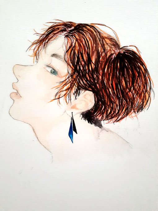 横顔イラストのtwitterイラスト検索結果 古い順