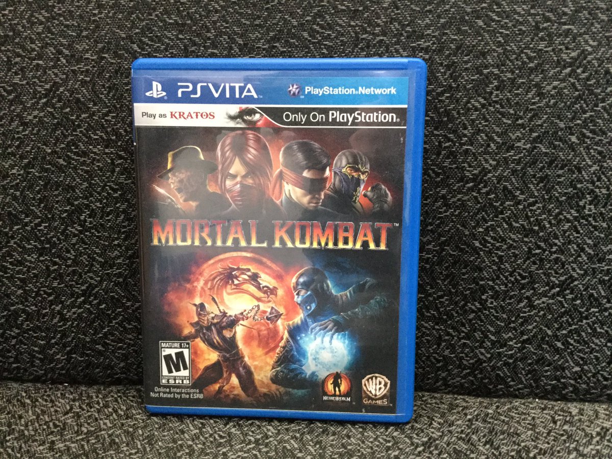 J2VThaGamer's tweet photo. Mortal Kombat #PSVita this version comes with the dlc characters. Unfortunately, no longer possible to plat because servers are shutdown #mortalkombat #gamer #gaming #psvitacollection #GamersUnite https://t.co/li4m3oqhtX