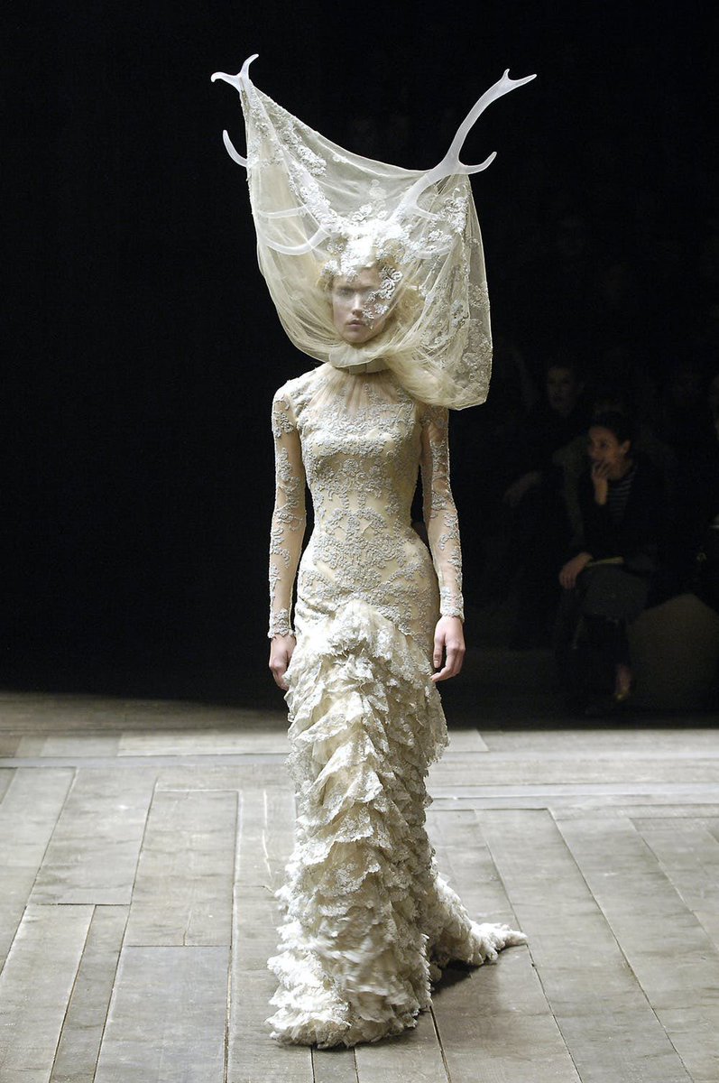 Coral fungus as Alexander McQueen fall 2006 ready to wear