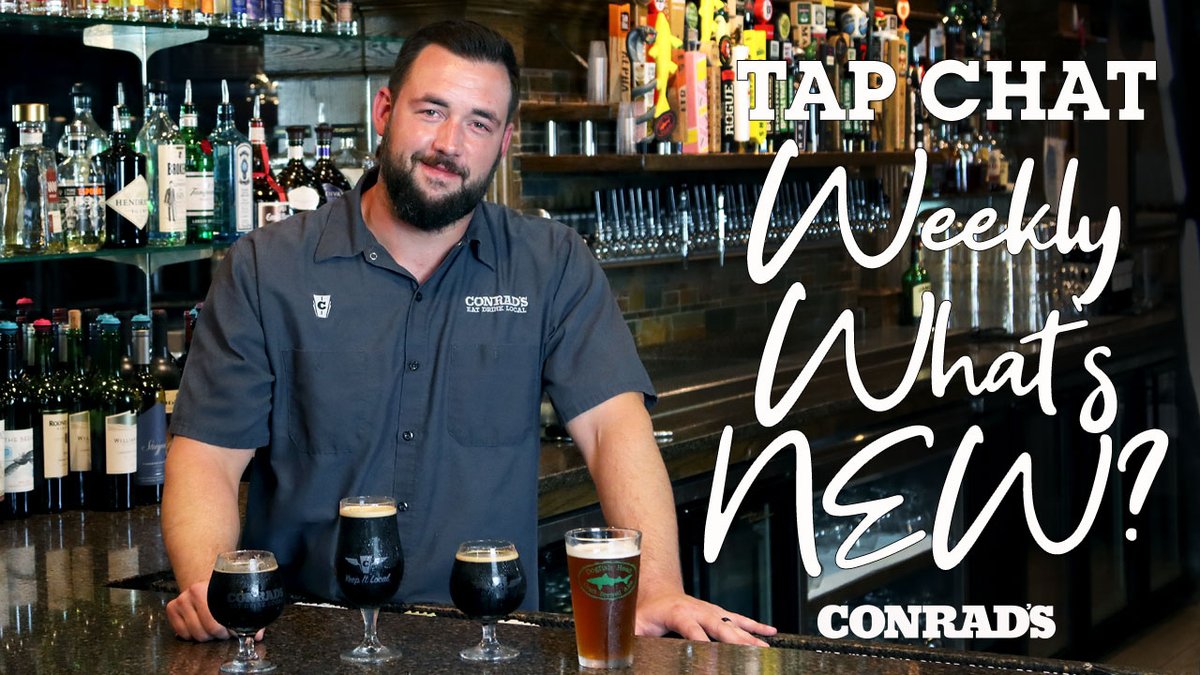Conrads816's tweet photo. TAP CHAT: 5 "MO" Beers &amp; a Nitro Rogue Ale - Morgan declares it Stout season...
#Conrads816 #TapChat #EatDrinkLocal #NorthlandProud

https://t.co/QjNLjv4aL2 https://t.co/arL1jnSRns