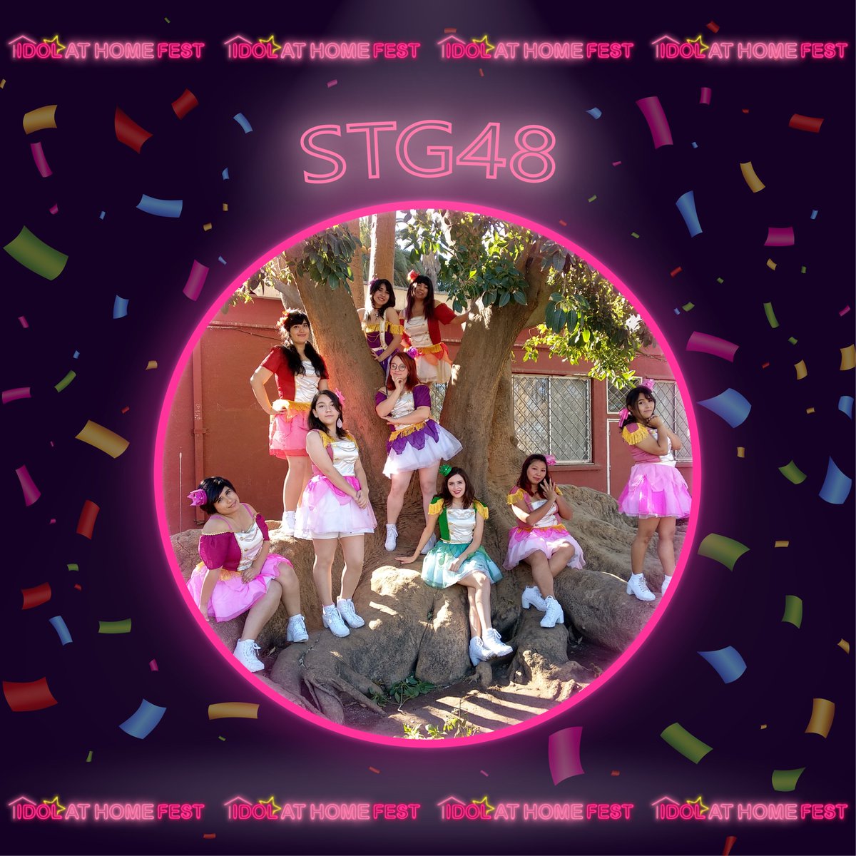 at_fest's tweet photo. [ESP]
Tenemos el honor de contar en Idol At Home con uno de los grupos con más trayectoria en Chile 🇨🇱. @AKBTribute 

[ENG]
We have the honor of having at Idol At Home one of the most experienced idol groups in Chile 🇨🇱 STG48! https://t.co/kFNbRjX48x