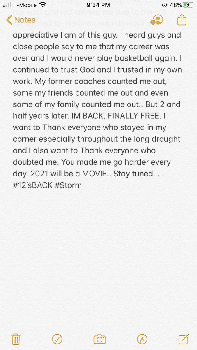 IsaiahPruett's tweet photo. Ma, IM BACK. . . You know this is all for you❤️ #12sBack #ComebackSzn https://t.co/USWpZDRTz6