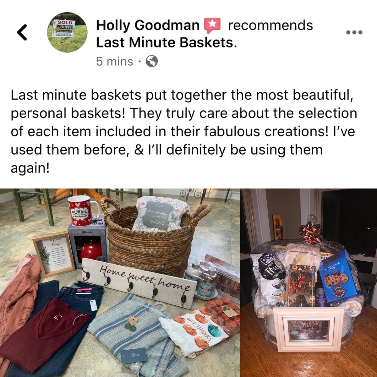 LastMinBaskets's tweet photo. I can’t wait for your next custom creation🧺💕
••
#LastMinuteBaskets #CustomGiftBasket #giftbaskets #giftbasketsforalloccasions #lastminutegifts #thoughtfulgifts #birthdaygiftideas #birthdaygiftbaskets #housewarminggifts #housewarminggift #giftbasketsforhim #giftbasketsforher https://t.co/mXDYjczNGC